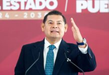 “¡Infelices!”: Armenta rechaza que captura del Tirador de la Atlixcáyotl sea una “caja china”
