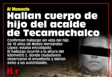 Hallan muerto y “encobijado” a hijo de alcalde de Tecamachalco